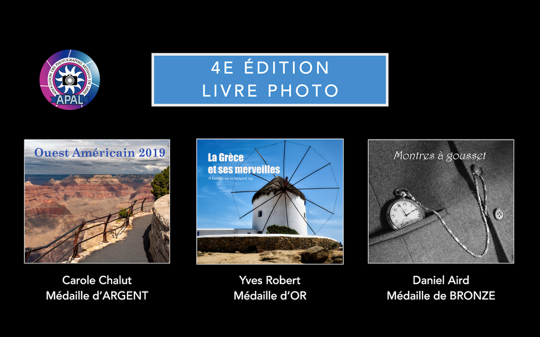 Livre photo Gagnants 2025